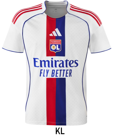 Camiseta Olympique Lyon 1ª equipacion 25/26
