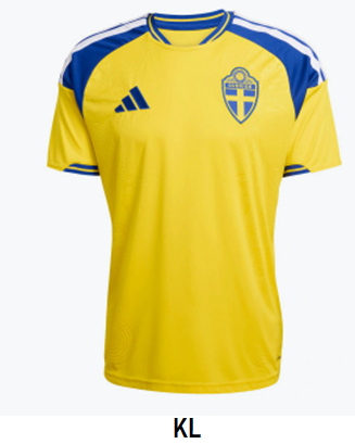 Camiseta Suecia 1ª equipacion (Mundial 2026)