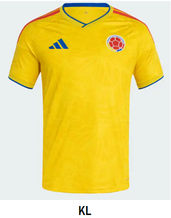 Camiseta Colombia 1ª equipacion (Mundial 2026)
