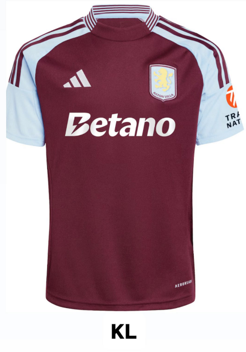 Camiseta Aston Villa 25/26 1ª equipación