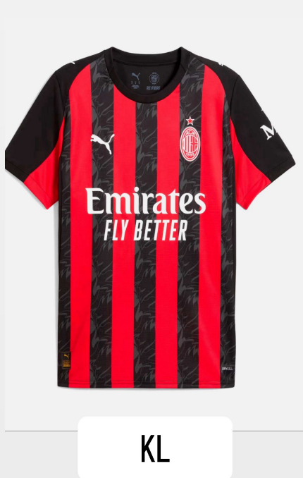 Camiseta AC Milan 25/26 1ª equipación